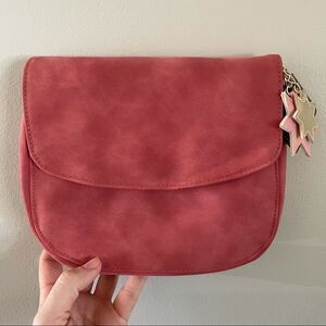 NWT Suede Zippered Cosmetic Bag Toiletry Pouch